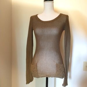 Athleta Knit Long Sleeves Top size S